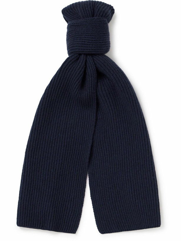 Photo: Johnstons of Elgin - Ribbed Cashmere Scarf