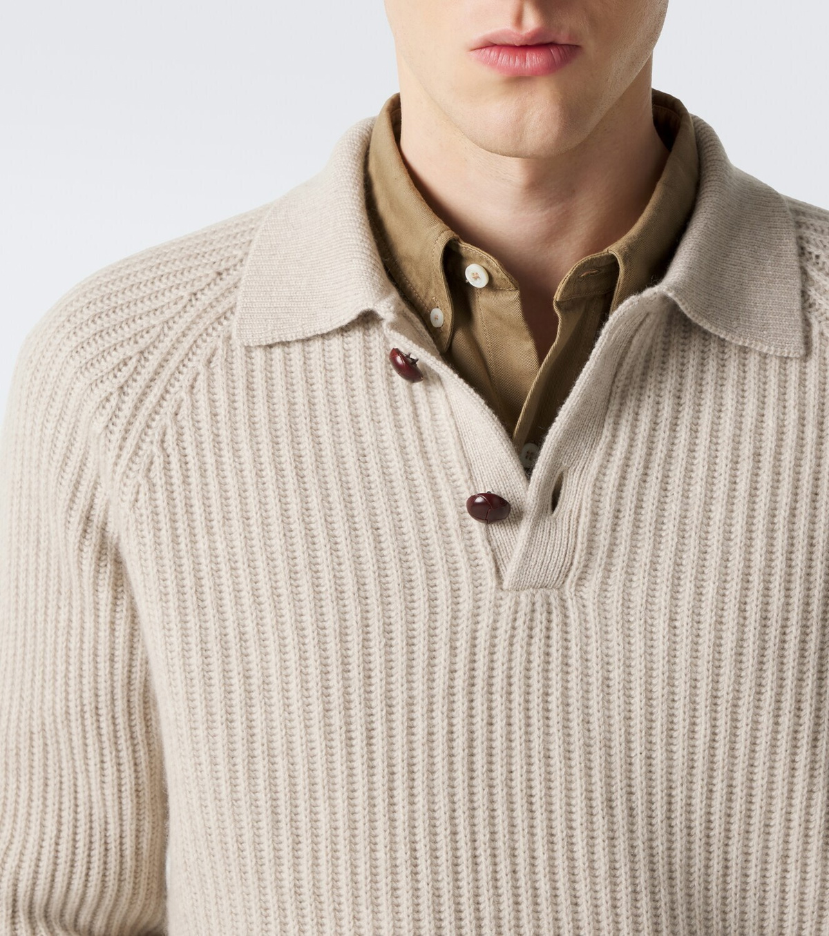 Arch4 Mr Darius cashmere polo sweater