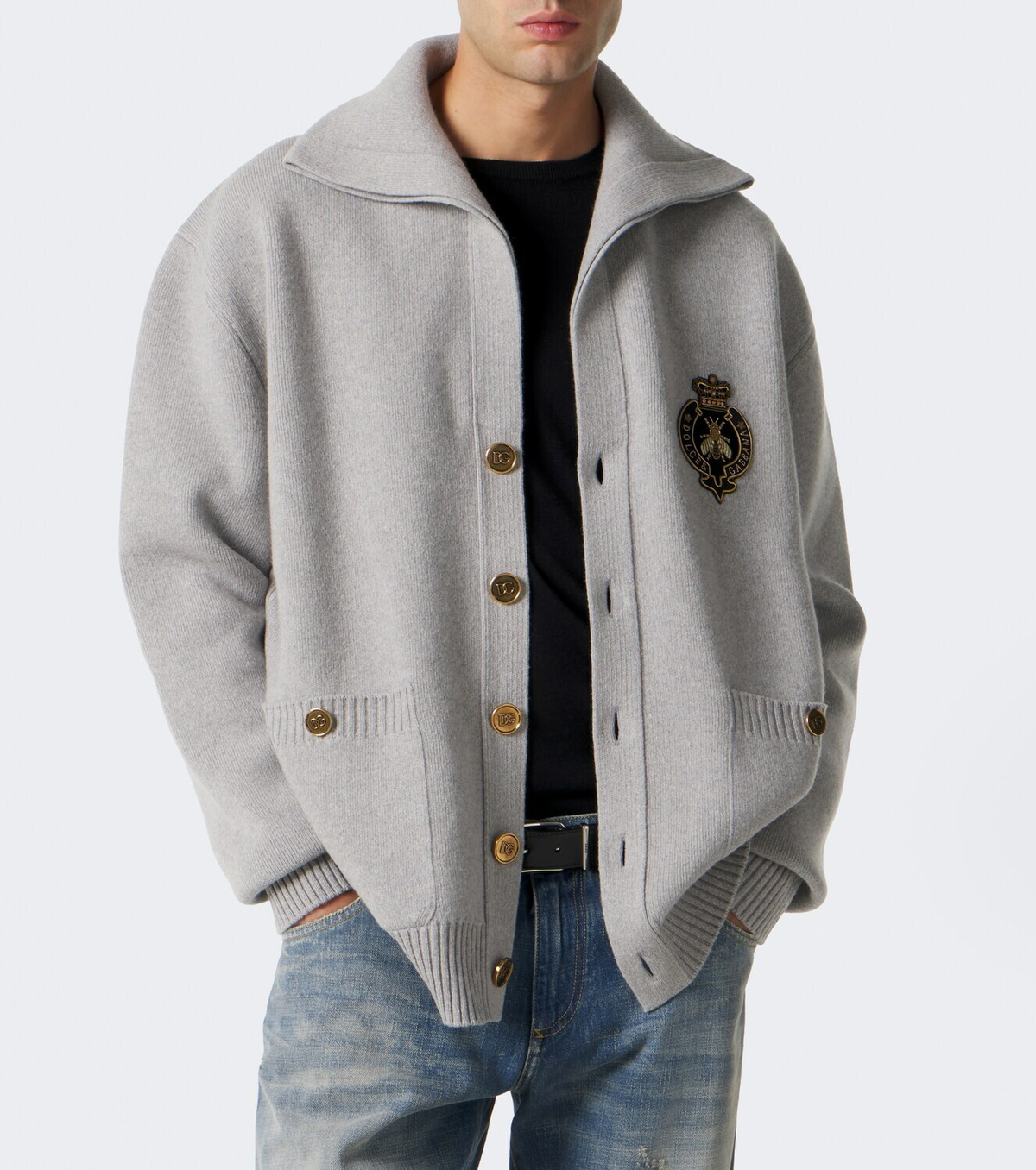 Dolce&Gabbana Logo virgin wool cardigan Dolce & Gabbana