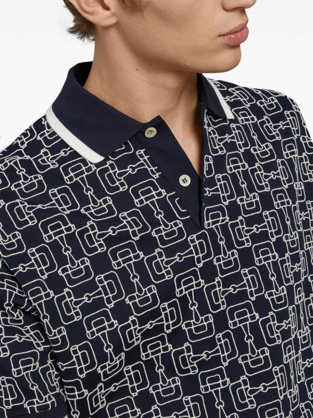 GUCCI horse bit print shirt グッチ　シャツ　y2k GUCCI horse bit print shirt グッチ シャツ y2k - メルカリ