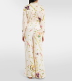 Agua by Agua Bendita Piñon Marina linen wide-leg pants