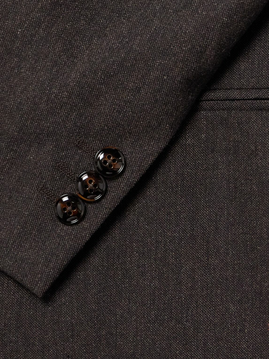 NN07 - Timo 10005 Recycled Woven Suit Jacket - Brown