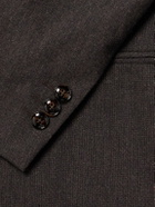 NN07 - Timo 10005 Recycled Woven Suit Jacket - Brown