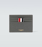 Thom Browne - Tricolor tab leather card holder