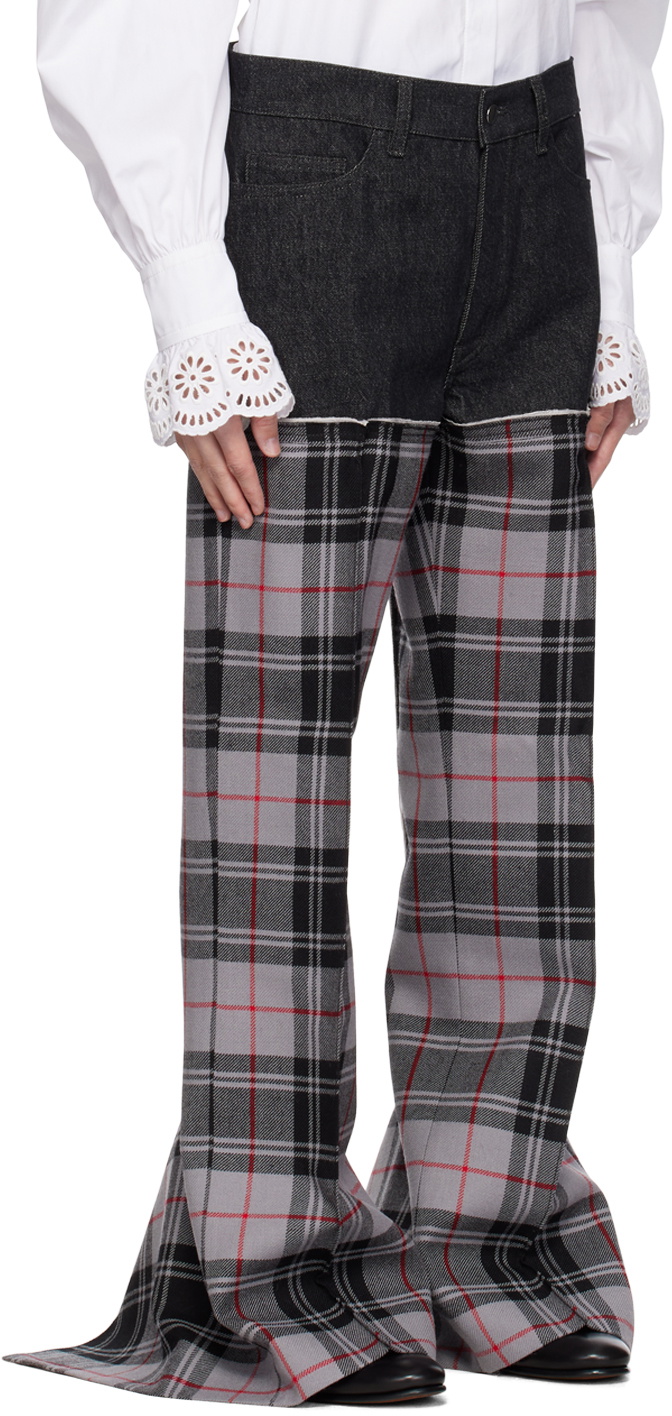 Meryll Rogge Black Tartan Jeans