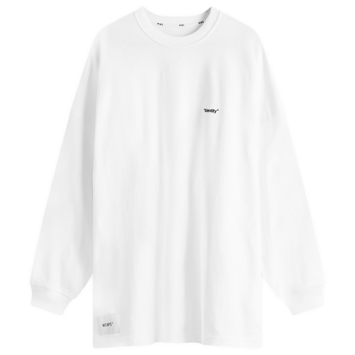 Photo: WTAPS Men's Identity Long Sleeve T-Shirt in White