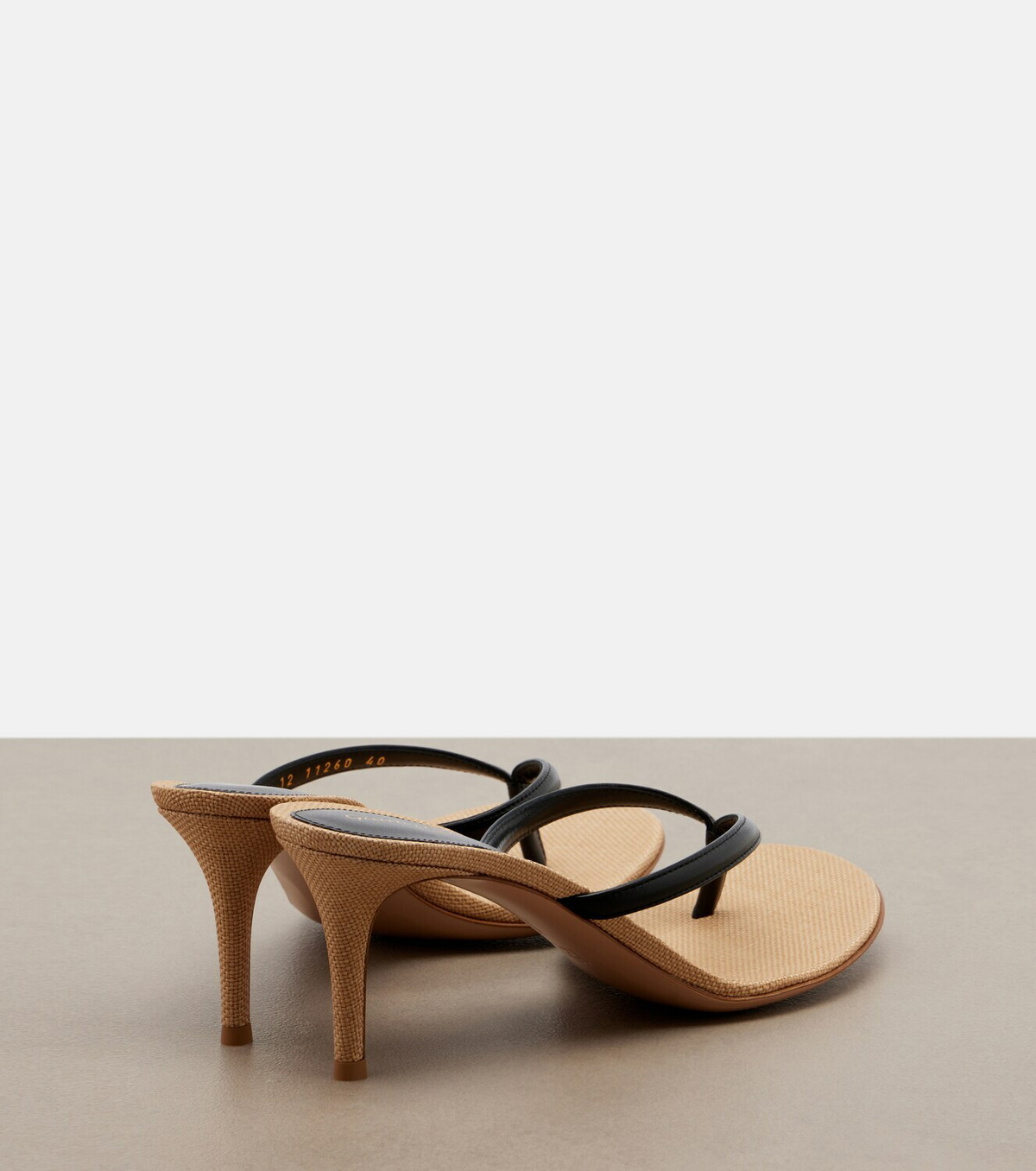 Gianvito Rossi Calypso leather thong sandals