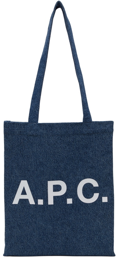 Photo: A.P.C. Indigo Lou Tote