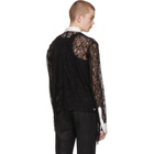 TAKAHIROMIYASHITA TheSoloist. Black Fringe Sleeve Shirt