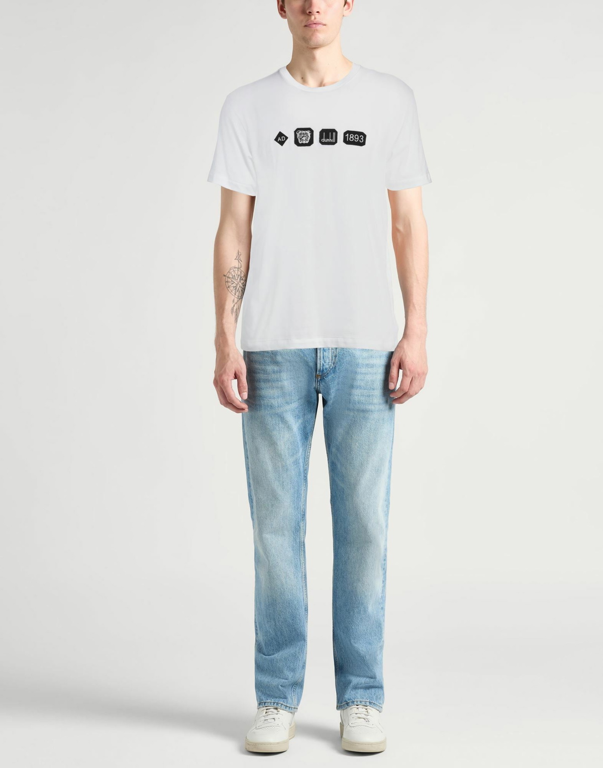 Dunhill Mens T-shirt in White