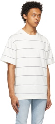 Levi's Made & Crafted White & Navy Stripe Loose T-Shirt