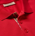 Burberry - Slim-Fit Cotton-Piqué Polo Shirt - Men - Red