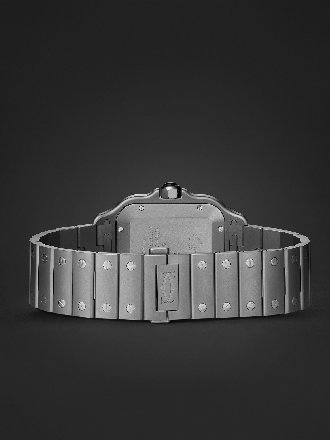 Cartier - Santos de Cartier Large Automatic 47.5mm Titanium and Alligator Watch, Ref. No. CRWSSA0089