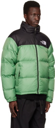 The North Face Green & Black 1996 Retro Nuptse Down Jacket
