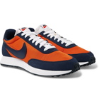 Nike - Air Tailwind 79 Leather-Trimmed Suede and Shell Sneakers - Blue