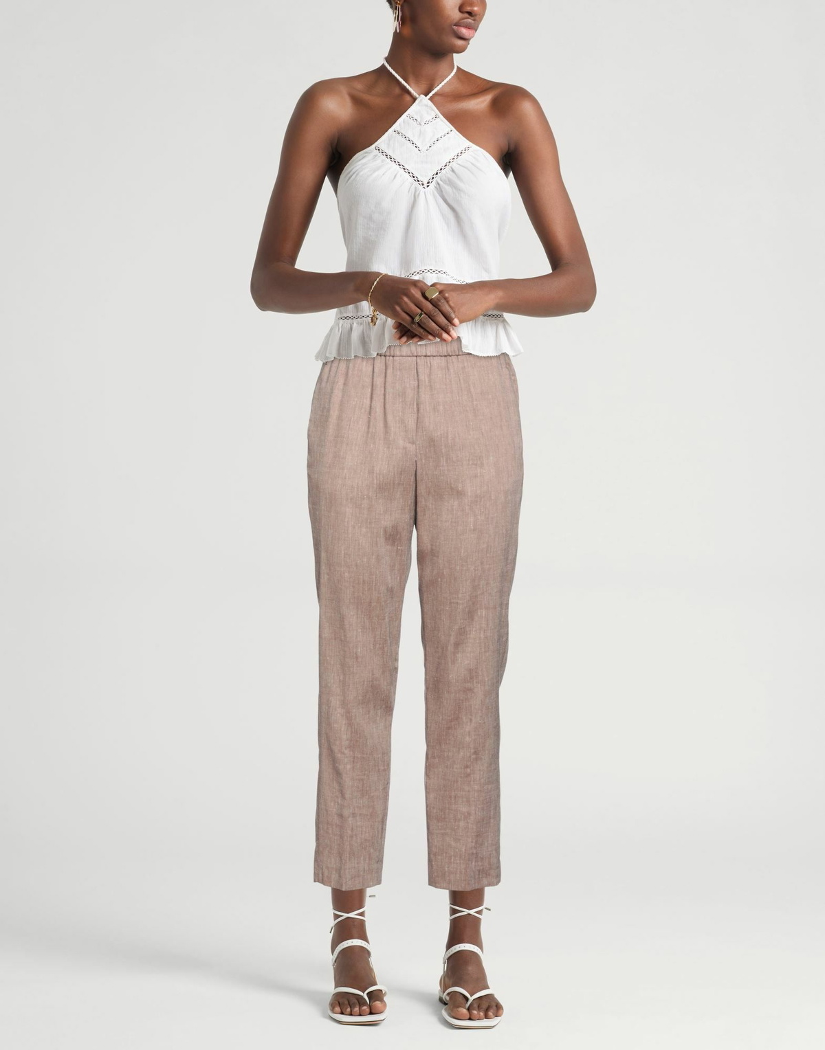 Peserico Womens Pants in Brown