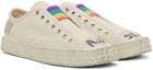 Acne Studios Off-White Ballow Rainbow Sneakers