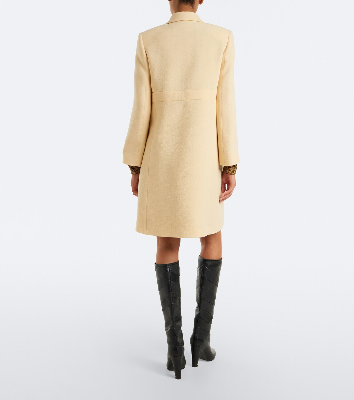 Valentino VGold virgin wool crêpe coat