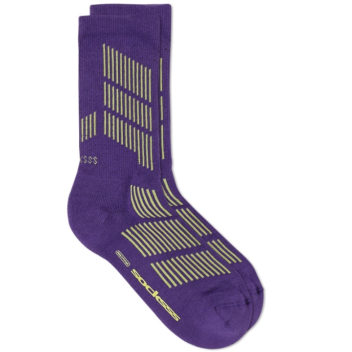 Photo: Socksss Hyperspace Socks in Purple