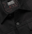 Nudie Jeans - Limited Edition Jerry Embroidered Organic Denim Jacket - Black