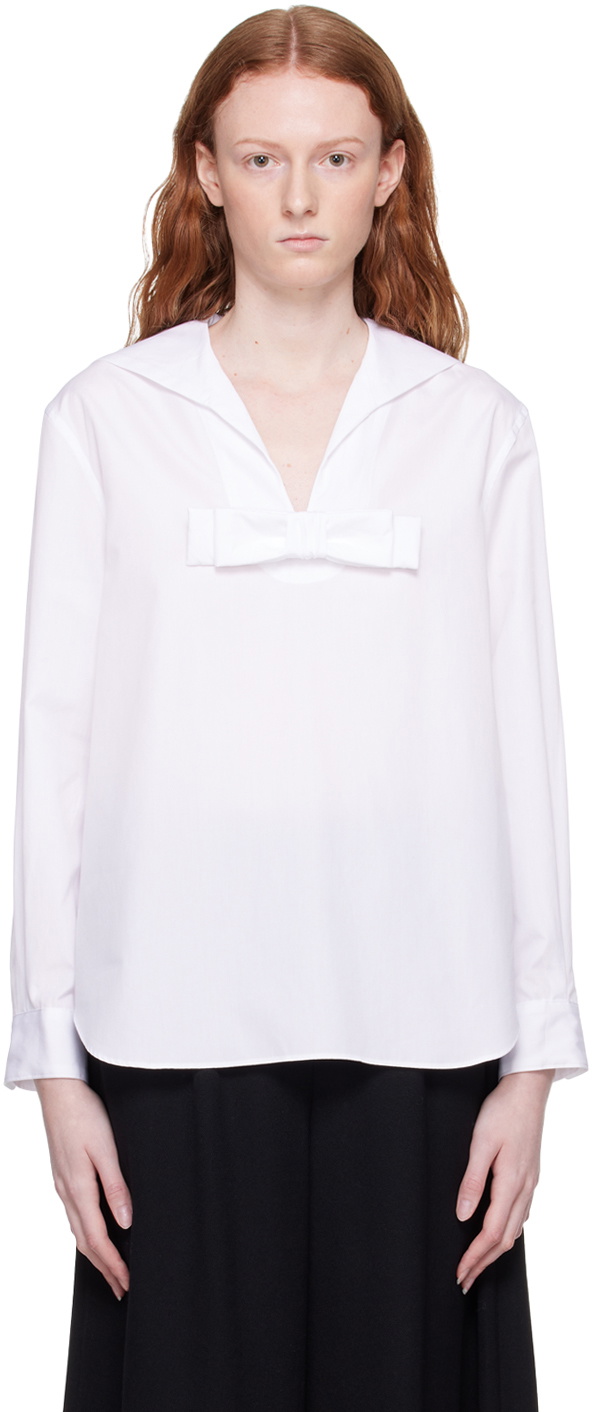 Comme des Garçons Girl White Sailor Shirt Comme des Garcons Girl