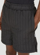 Quilted Liner Shorts in Black