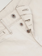 RRL - Straight-Leg Paint-Splattered Cotton-Canvas Trousers - Neutrals
