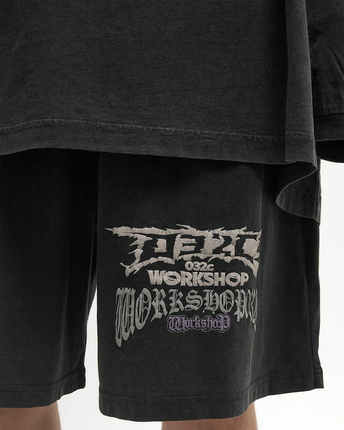 032c TELEPRESENCE COMFORT SHORTS Black Mens Casual Short