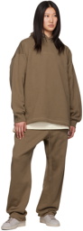 Essentials Brown Relaxed Hoodie