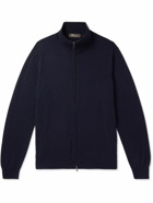 Loro Piana - Baby Cashmere Zip-Up Sweater - Blue