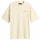Amiri Men's MA Check Patch Skate T-Shirt in Alabaster