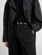Enfants Riches Déprimés - 1cm Leather Belt - Black