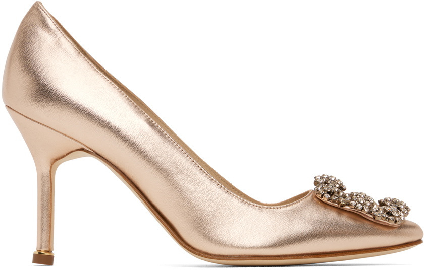 Manolo Blahnik Copper Hangisi Heels