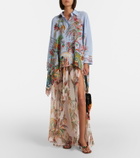 Etro Printed maxi skirt