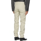 Lemaire Off-White Tapered 5 Pocket Jeans