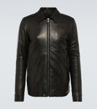 Rick Owens Brad leather jacket