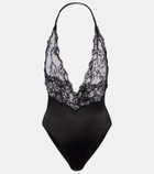 Givenchy Lace and jersey bodysuit