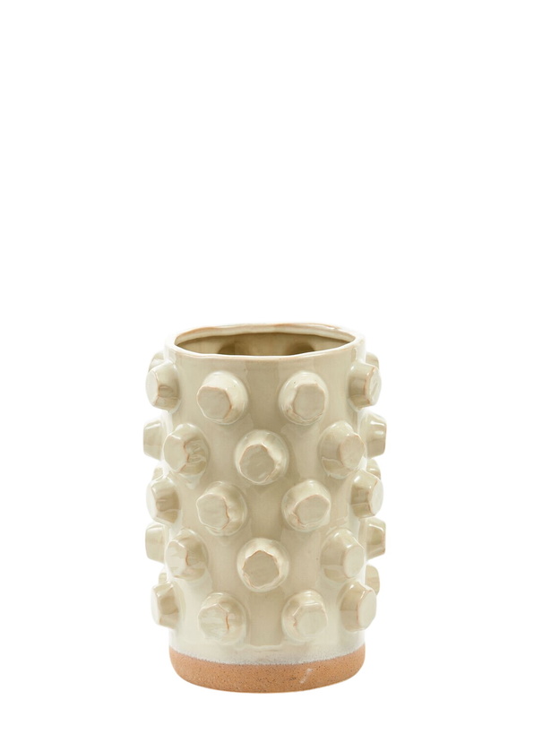 Photo: POLSPOTTEN Textured Ceramic Cylinder Vase
