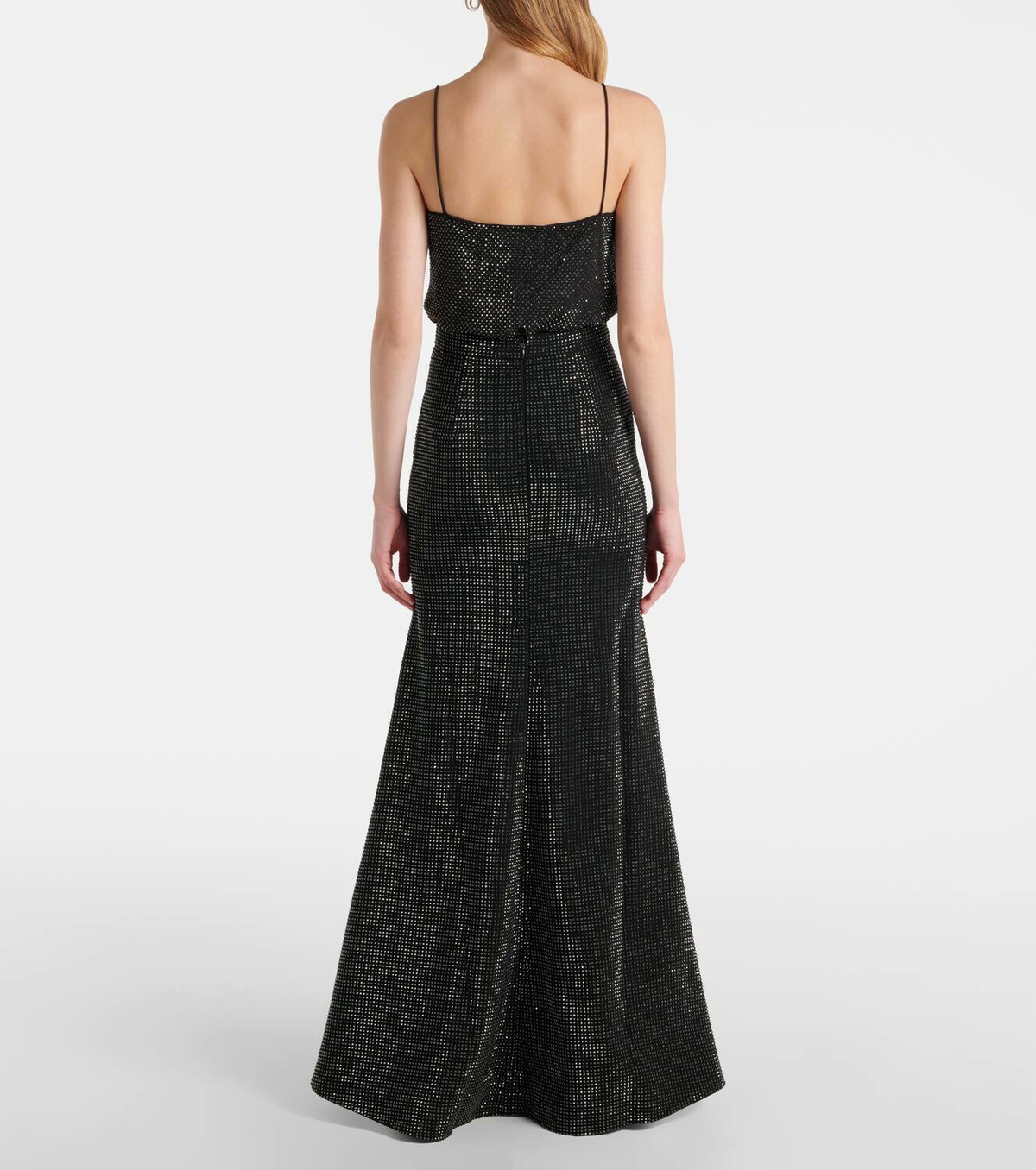 Roland Mouret Crystal-embellished maxi skirt
