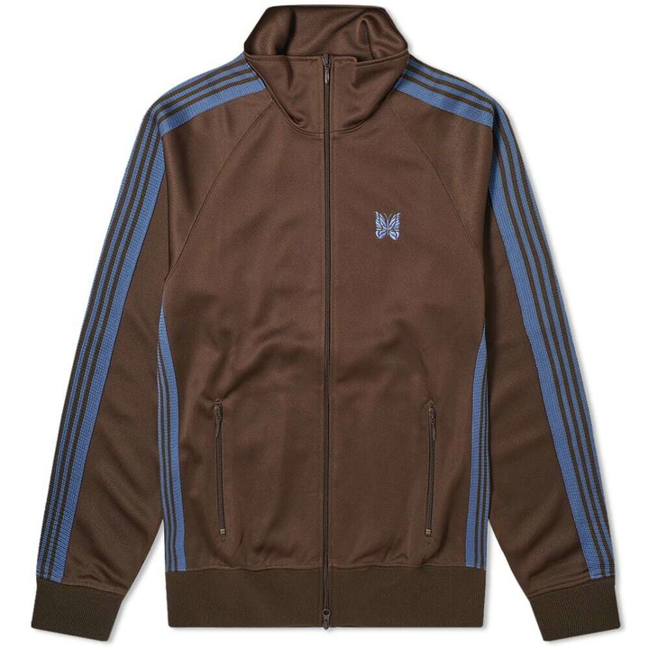 Photo: Needles Poly Smooth Track Jacket in Brown