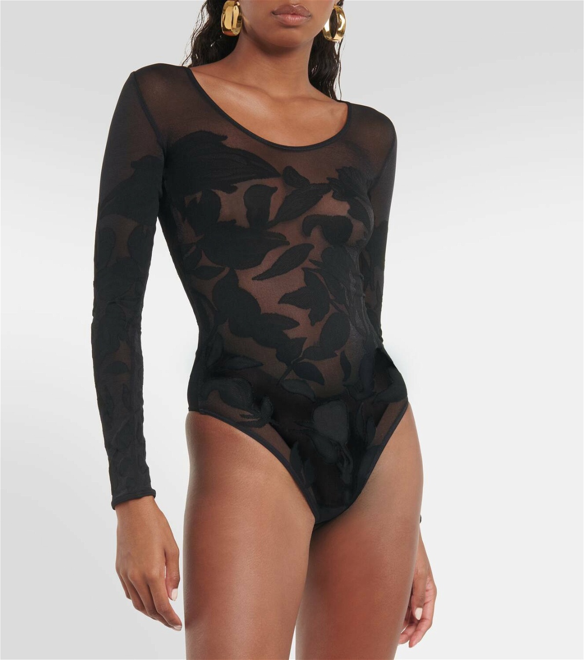 Wolford Body Tattoo String floral bodysuit Wolford