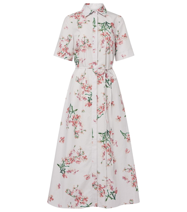 Photo: Erdem Floral cotton shirt dress