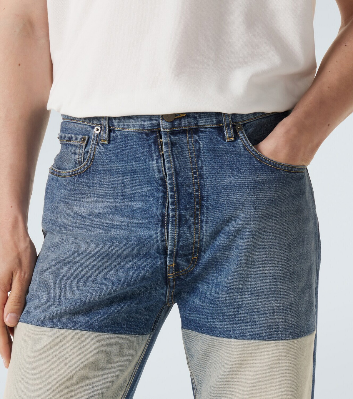 Maison Margiela Distressed straight jeans