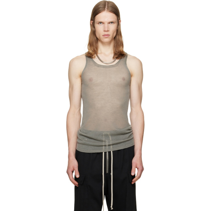 Photo: Rick Owens Taupe Tower Pony Tank Top