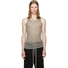 Rick Owens Taupe Tower Pony Tank Top