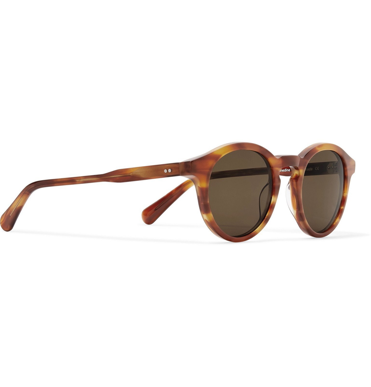 Sun Buddies - Zinedine Round-Frame Tortoiseshell Acetate Sunglasses ...