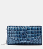 Christian Louboutin Loubi54 leather clutch