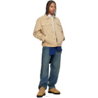 Polo Ralph Lauren Beige 'The Ashdale' Suede Jacket
