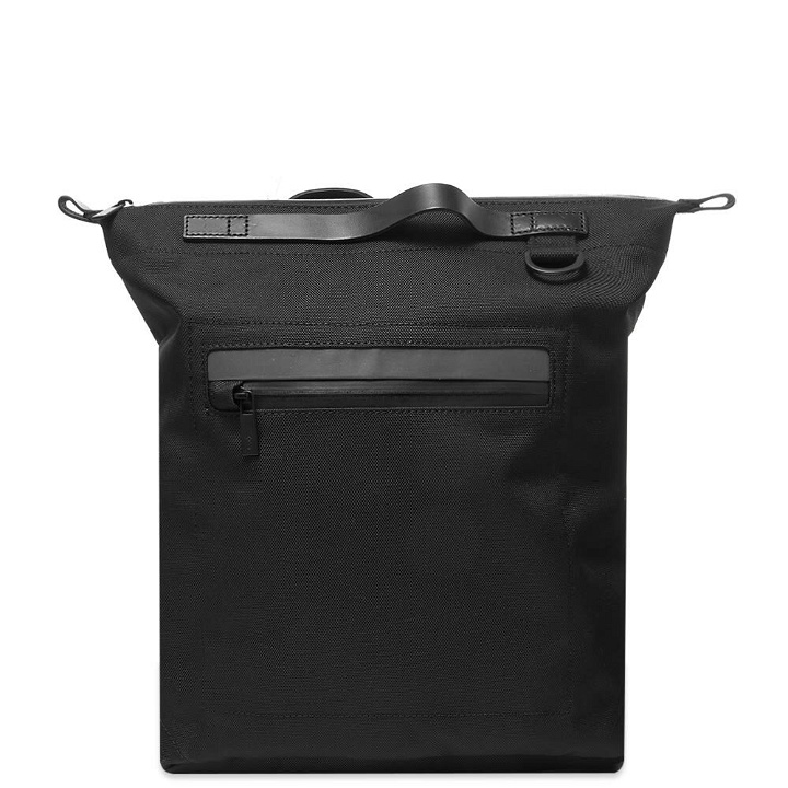 Photo: Ally Capellino Mini Hoy Travel Cycle Recycled Backpack in Black