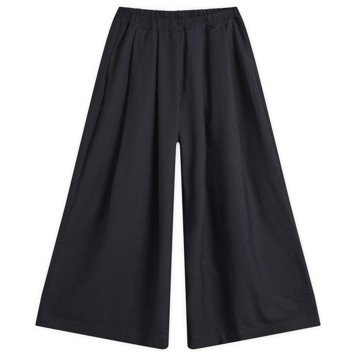 Baserange Women's Avi Silk Wool Trousers in Dama Navy